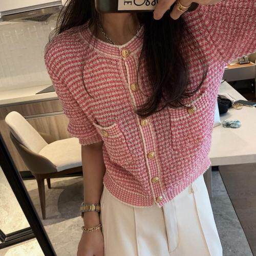 1403小香短袖针织，女装，XTZ style