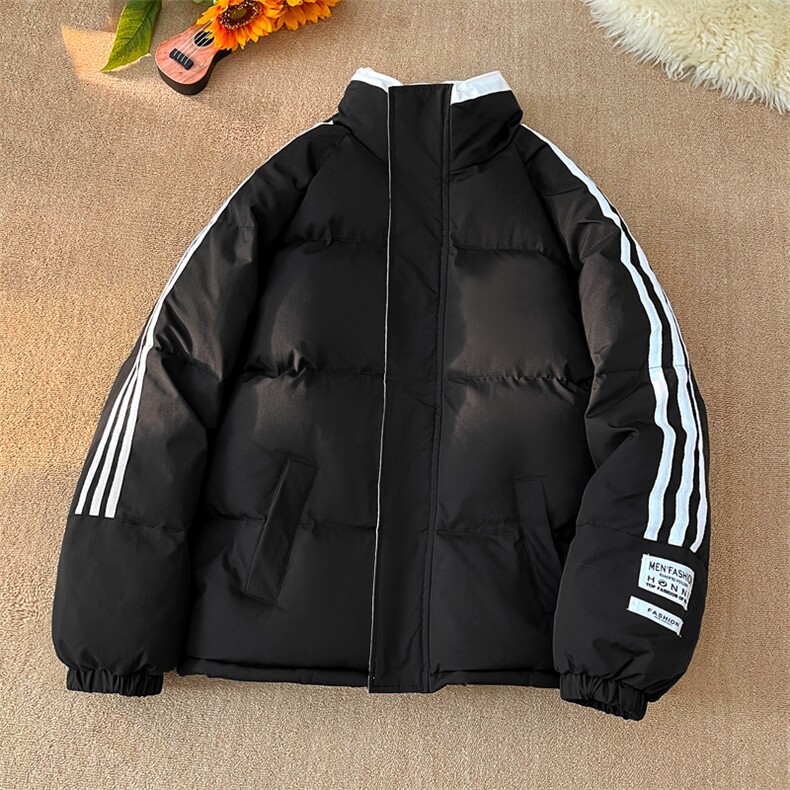 2025小牛津覆膜面料白杠冲锋棉衣棉服棉袄面包服G1607-P75,男装棉衣,星座207