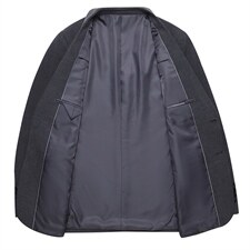 秋季两粒扣商务西装男父亲西服套装中老年休闲西服MNSA1577-P290图片
