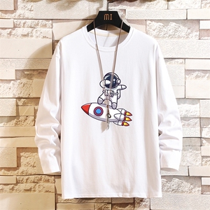 TX3158-P25 纯长袖t恤男大码圆领打底衫体恤上衣服图片