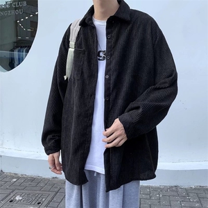 潮流夹克潮男春季灯芯绒外套J2151P35图片