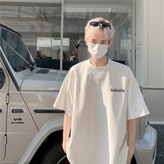 1506-1/TH13721/P30纯棉220创意字母t恤男生青少年设计感美式复古，男装T恤，星座1506-1