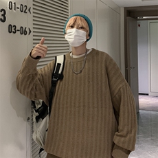 针织衫男士韩版潮流宽松百搭帅文艺2024秋冬ins毛衣外套MZ453-P40，男装针织衫/毛衣，星座412-3