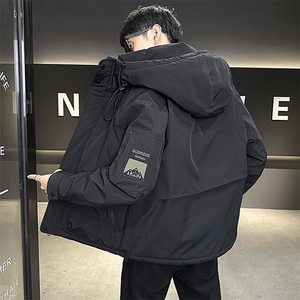 原版高品质有【新标】男羽绒服冬季工装白鸭绒冲锋衣外套男图片