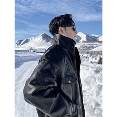 1506/Q33450/P76皮衣外套，男装皮衣，星座1506