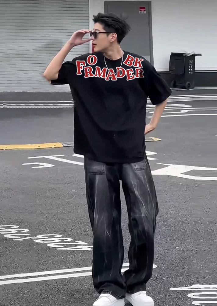 XZ809A/VVPP12/P20/控38重磅印花美式复古圆领T恤,男装T恤,星座809A(原222-1)