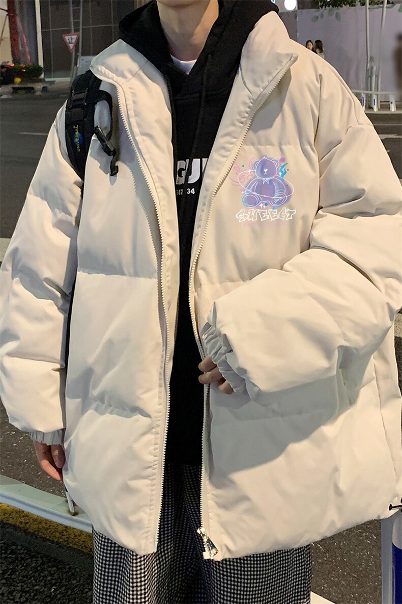 秋冬新款韩版加厚保暖立领宽松棉服外套男MY62026P115控138,男装棉衣,电商A268A