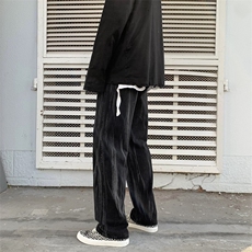 潮牌牛仔裤男直筒宽松港风ins炸街痞帅裤子韩版潮流长裤N975-p40，男装牛仔裤，星座1008-2