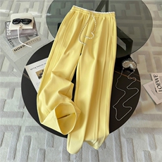 高级感时尚气质休闲套装女初秋新款纯色拉链开衫卫衣阔腿裤两件套，女装套装/套裙，江南