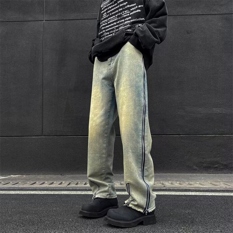 美式牛仔裤男款秋季长裤潮 NK7002 P45图片