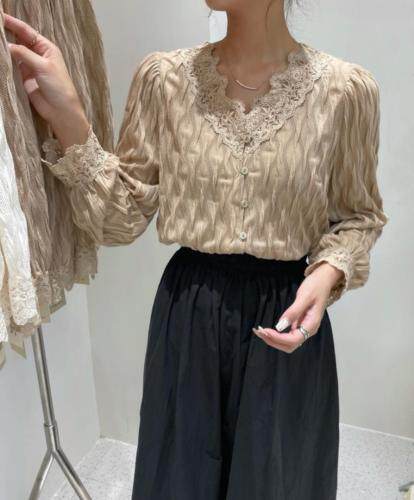 韩系蕾丝小衫，其它，艾米缇