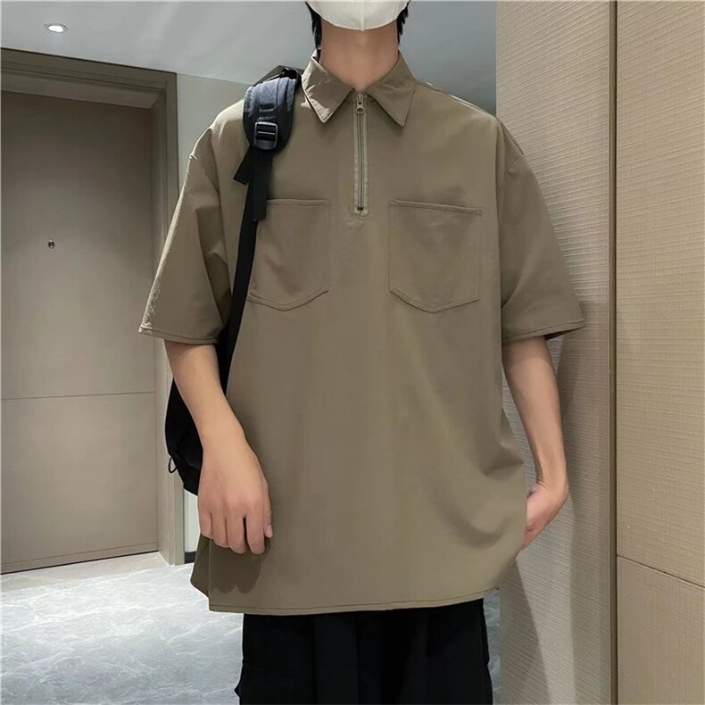 男圆领T恤宽松短袖DK58P32图片