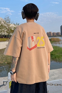 量大优 供视频 230g重磅纯棉短袖t恤男 XT481-特P19图片