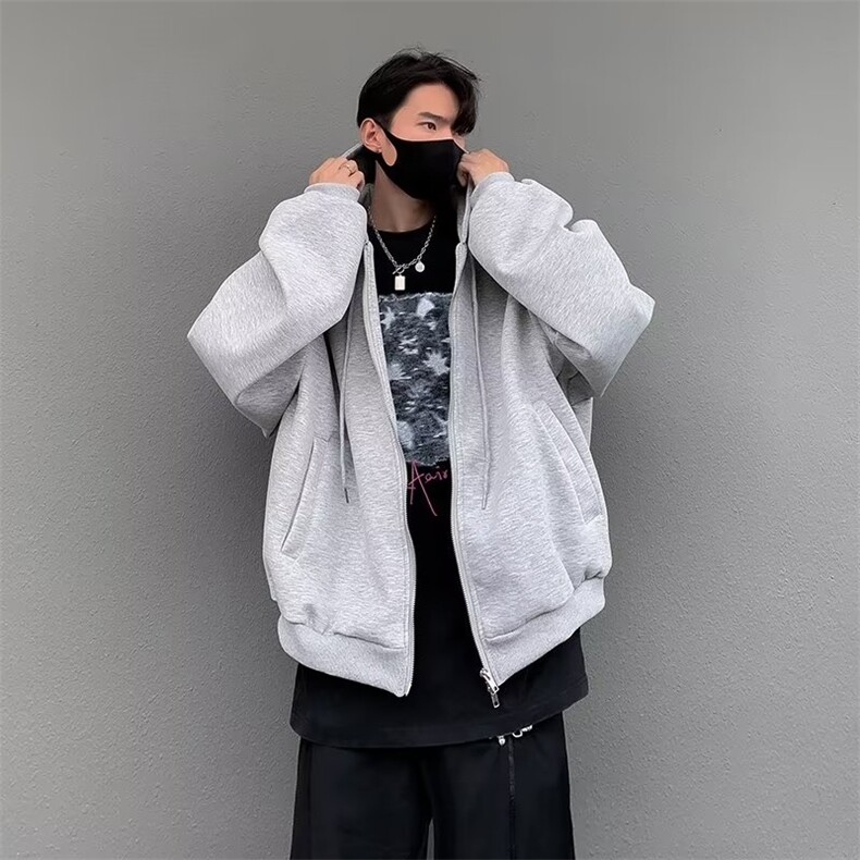 高货美式复古连帽卫衣男vibe潮牌小众宽松百搭痞帅休闲WC440-P48,男装卫衣,星座1008-2