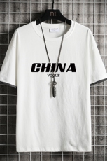 JT55001-P25假两件短袖t恤男大码胖子半袖体恤半截袖网格挂拍，男装T恤，电商A040A