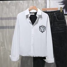 男春季衬衫港风日系纯棉长袖衬衫C9950P32，男装衬衫，星座1116-2