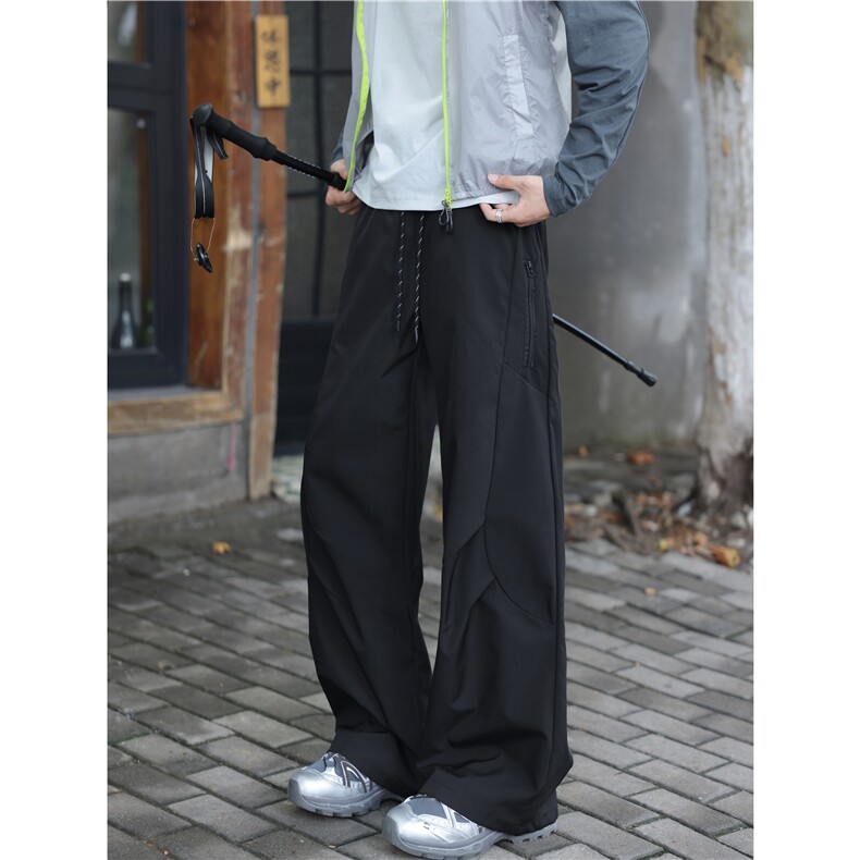 秋季新款户外机能褶皱拼接设计休闲冲锋裤B315-K25335-特p35控68,男装休闲裤,电商B315
