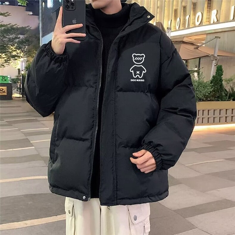 1506-1/MMY0051/P60面包服男生秋冬季韩版潮流加厚棉服立领潮牌,男装棉衣,星座1506-1