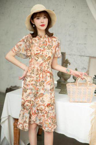 现货夏季旗袍连衣裙，女装婚纱/旗袍/礼服，爽靓爽