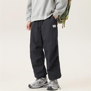 2025冬季新款男装日系宽松加绒加厚运动休闲棉裤束脚卫裤P982-F89图片