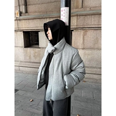 网图老钱风立体解构短款加厚32支软糯棉服外套W1915/特P90，男装棉衣，电商B350