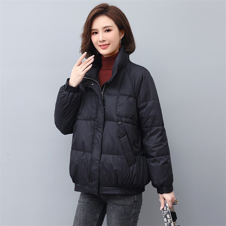 2022新款冬季保暖羽绒服女短款修身显瘦时尚外套,女装羽绒服,依恋蒂丝