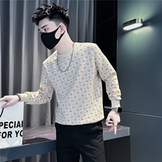 凸起提花高级感圆领卫衣男社会小伙店主风301C-WY64-P58控88，男装卫衣，星座301C（原B323）