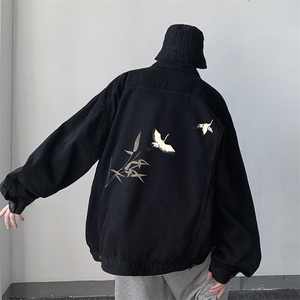 牛仔夹克男大码牛仔外套男茄克 NJ77394-P60图片