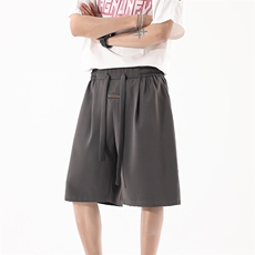 模特-美式高街潮牌休闲宽松系带五分短裤男夏9032-P38，男装休闲裤，电商B380（原B361）