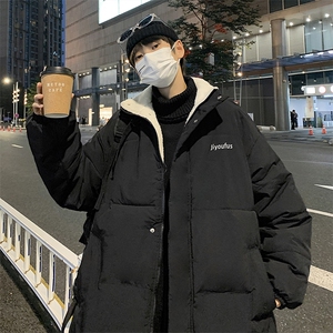 新款四色加绒加厚羊羔毛棉衣男年棉服学生面包服外套 W2147-P78图片