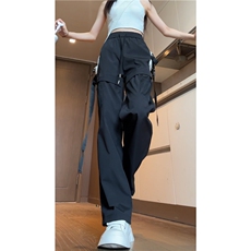 抖音品质秋季眼口袋机能宽松冲锋裤B315-K24267-特p40控78，男装休闲裤，电商B315