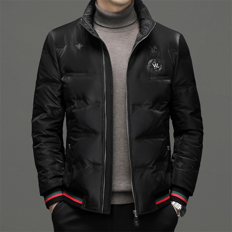 DF8828钱塘2020-2商务百搭简约厚款新款中年男士羽绒服P230,男装羽绒服,钱塘207-2
