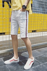 K583-P352024夏季风潮流牛仔裤休闲破洞五分裤，男装牛仔裤，星座103A