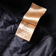 S-NT706秋冬男士翻领毛呢外套羊毛双面呢风衣翻领羽绒服P445，男装毛呢大衣，电商B360