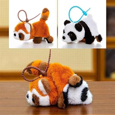 童话毛绒 欧貂翻转熊猫挂件