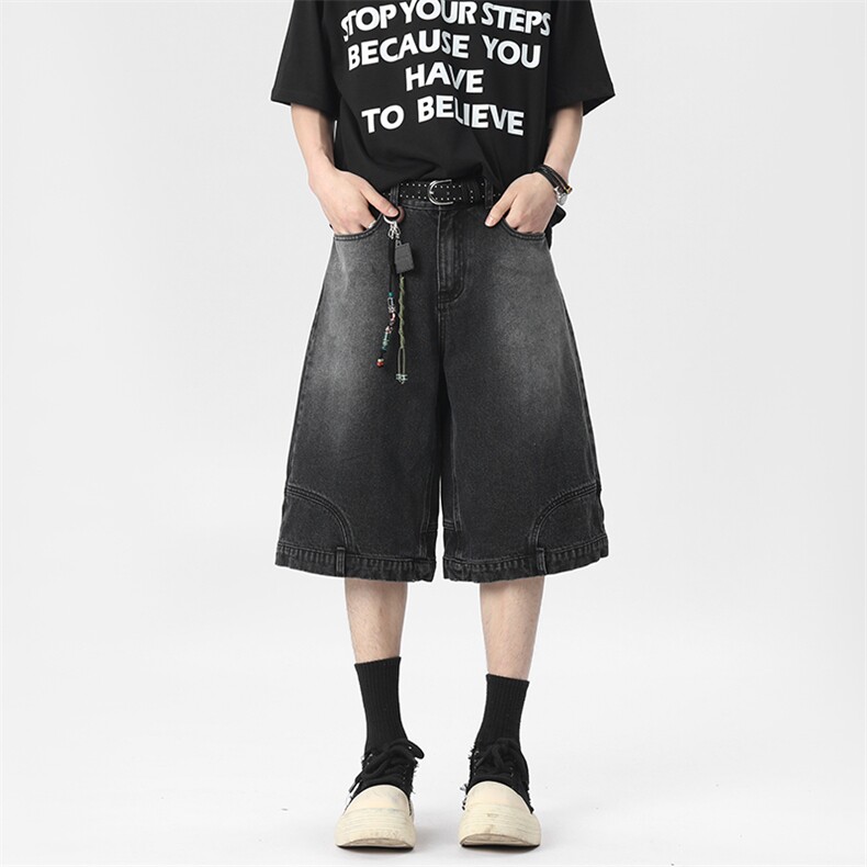 C315-Q7610倒穿加皮牌7分高质量牛仔裤(P50X79)6,男装牛仔裤,电商C315