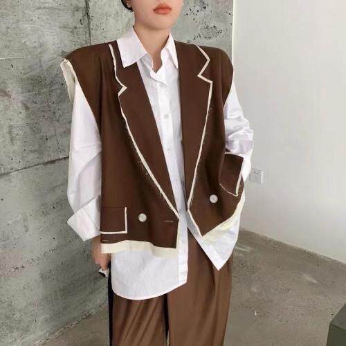 马甲打包价85两色超火，女装马夹，柚意