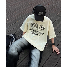 量大优供抖音视频支持得物配合二开美式满天星亮片短袖T恤MTX155，男装T恤，电商A486