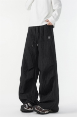 8XL-M新款速干肌理感直筒工装裤男宽松早秋休闲裤阔腿裤K9172P68，男装工装外套，电商D206-1