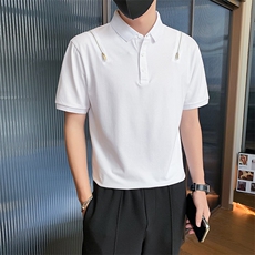 23男士翻领T恤polo衫A210-3303-p5570%棉%聚酯纤维5%氨纶，男装T恤，电商A210