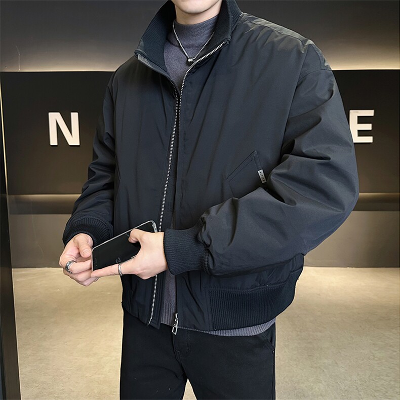 90新标立领羽绒服加厚重工保暖宽松百搭外套YR1111-P259,男装羽绒服,电商D342