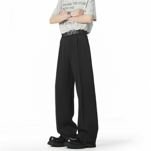 深度库存小西裤夏季凉感冰丝裤子男宽松垂感休闲裤K10182-P32图片