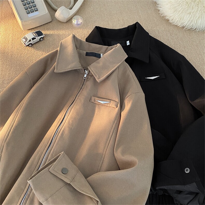 夹克男士韩版潮流文艺帅气百搭宽松2025春季新款ins外套W6007-P65，男装夹克，星座412-3