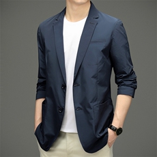 BF22603钱塘2020-2中青年男士春秋薄款时尚休闲西服外套P140，男装西服，钱塘207-2