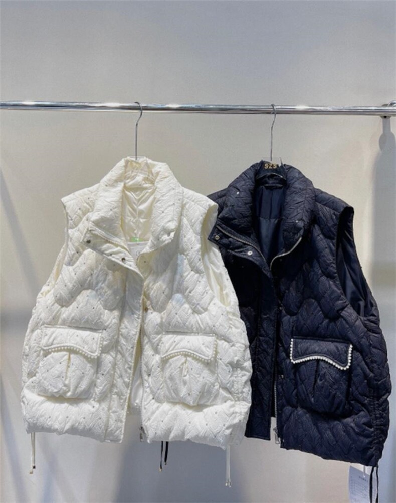 【现货】九零白鸭绒羽绒马甲，女装马甲，纯钱