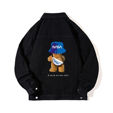 牛仔夹克男大码牛仔外套男茄克NJ77288-P60，男装工装外套，电商A040A