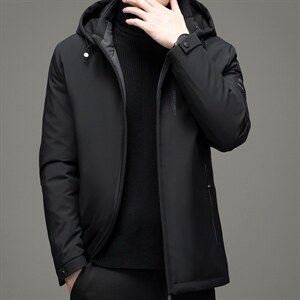 新款2023冬季脱卸帽羽绒服男装保暖休闲外套爸爸装YYYR1011-P235图片