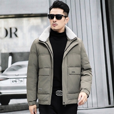 M88508-12钱塘2020-3冬季厚款简约时尚中年男士羽绒服P203，男装羽绒服，钱塘207-3