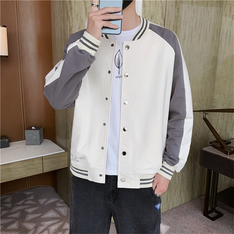2025春季休闲夹克男潮流时尚棒球服夹克外套A210-JK003-P70,男装夹克,星座210-3