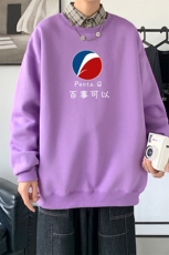 Y2462P38秋季男士bf宽松卫衣港风卫衣新款圆领韩版潮流衣服，男装卫衣，星座510A-1